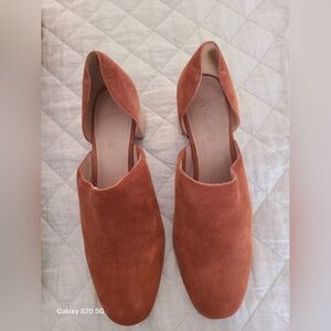 Madewell Women's Suede Low Cut Bootie Rust